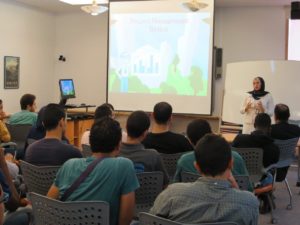 “Introduction to Project Management” workshop at the American Center of the US Embassy at Cairo